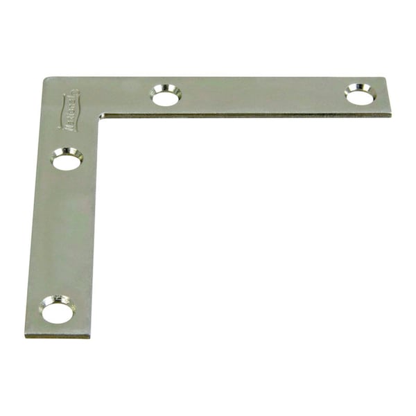 National Hardware 3 in. H X 1/2 in. W X 0.07 in. D Zinc-Plated Steel Outside Corner Brace N113-969 - main
